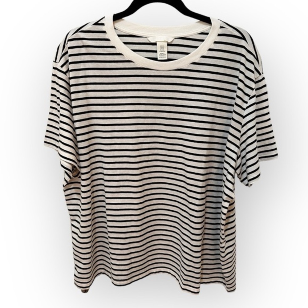NWOT H&M striped tee. Size XXL